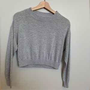 H&M grey sweater top size S